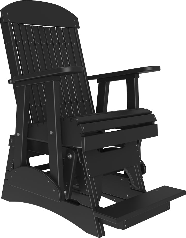 LuxCraft – 2′ Classic Balcony Glider Chair – Elevated Outdoor Patio Glider