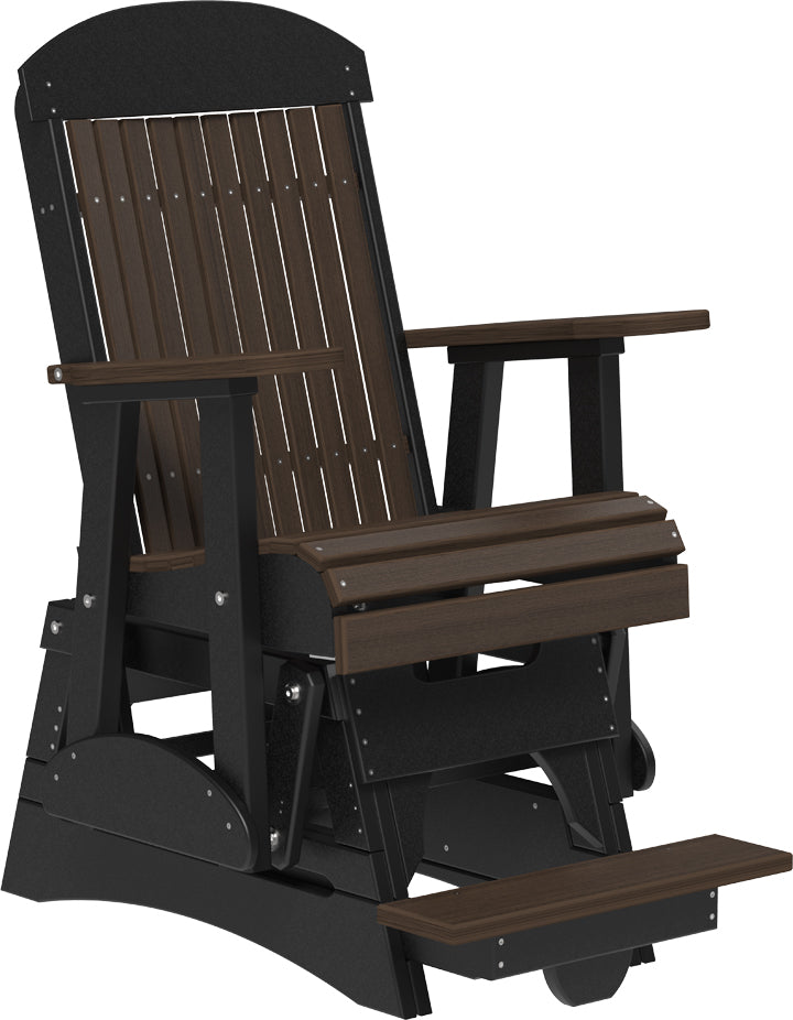 LuxCraft – 2′ Classic Balcony Glider Chair – Elevated Outdoor Patio Glider