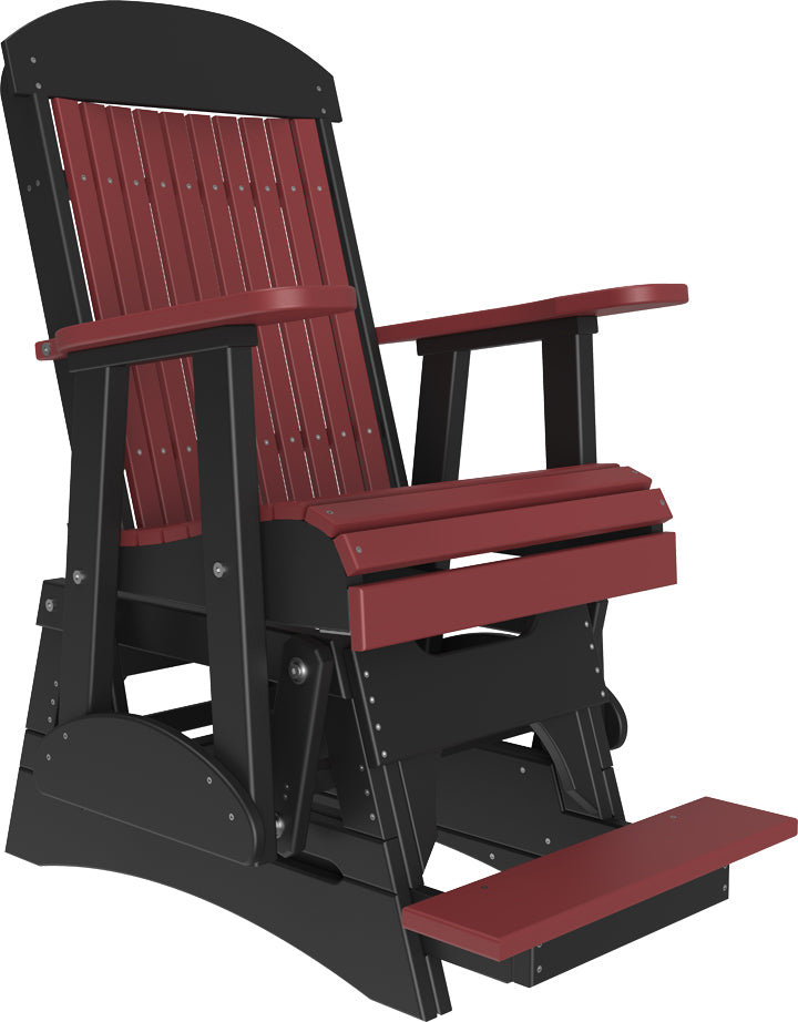LuxCraft – 2′ Classic Balcony Glider Chair – Elevated Outdoor Patio Glider