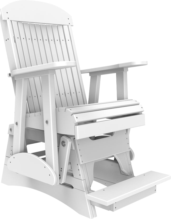 LuxCraft – 2′ Classic Balcony Glider Chair – Elevated Outdoor Patio Glider
