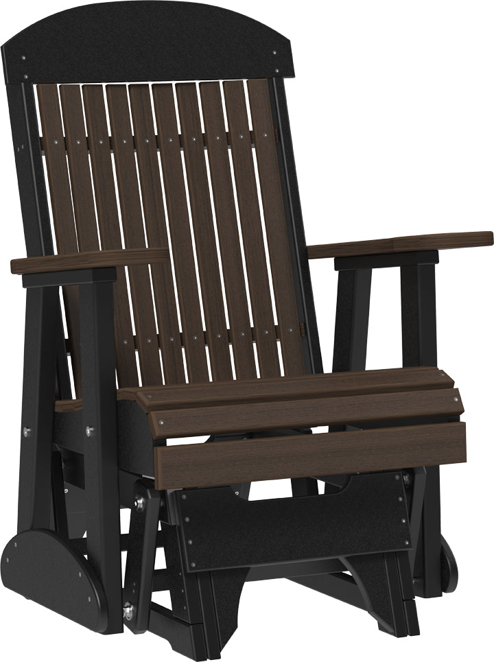 LuxCraft – 2′ Classic Glider Chair – Smooth Outdoor Patio Glider Seat