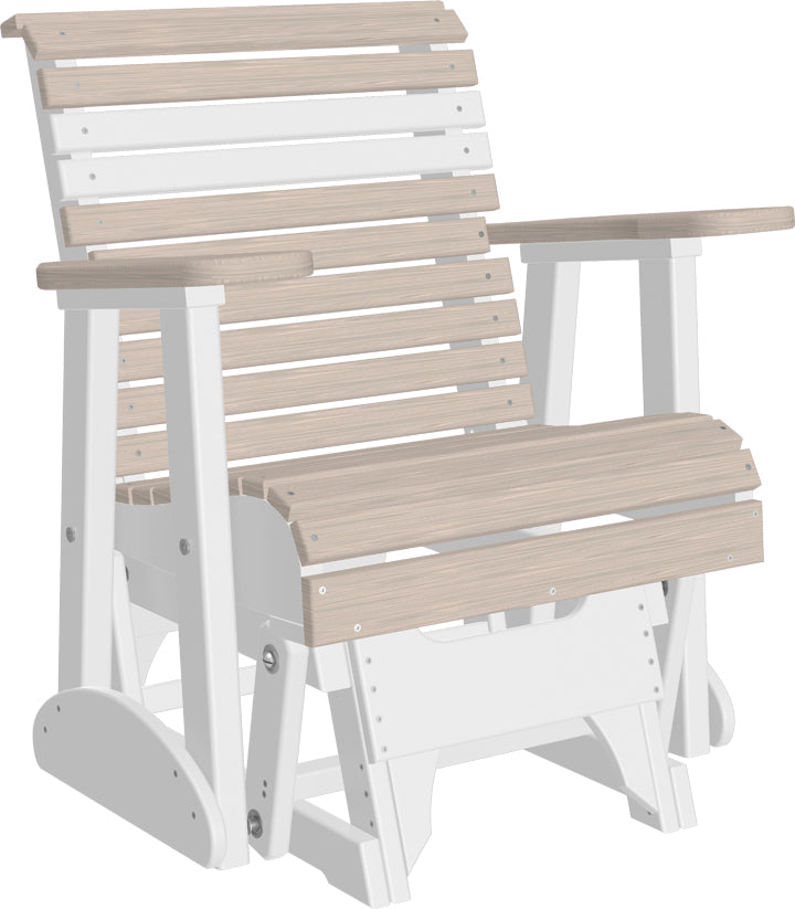LuxCraft – 2′ Plain Glider Chair – Classic Outdoor Patio Glider Seat