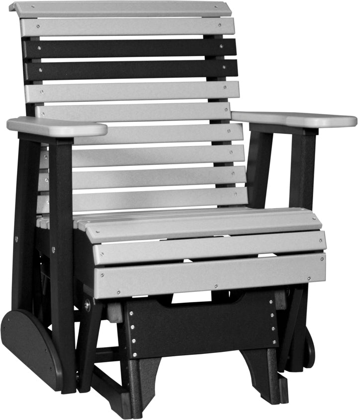 LuxCraft – 2′ Plain Glider Chair – Classic Outdoor Patio Glider Seat