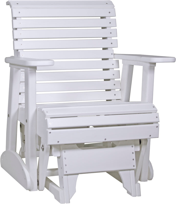 LuxCraft – 2′ Plain Glider Chair – Classic Outdoor Patio Glider Seat