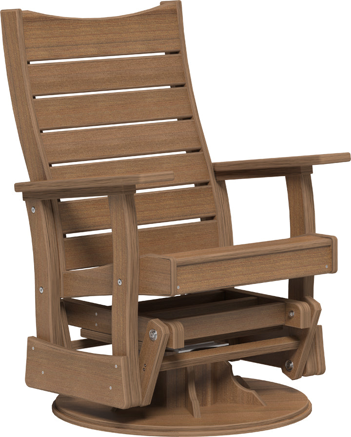 LuxCraft – 2′ Contour Swivel Glider – Ergonomic 360° Outdoor Glider Chair