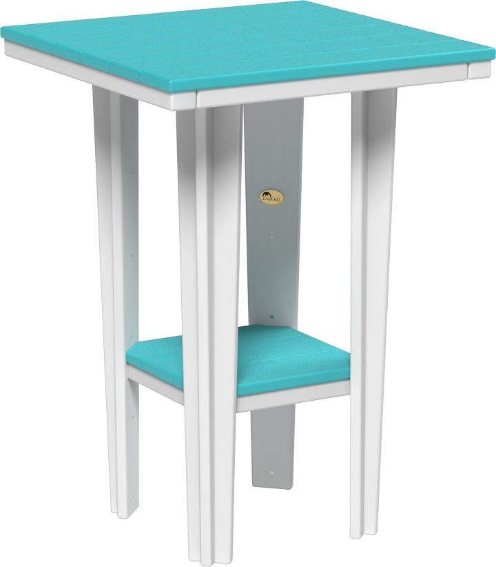 LuxCraft – 30″ Square Bistro Table – Compact Outdoor Dining Table