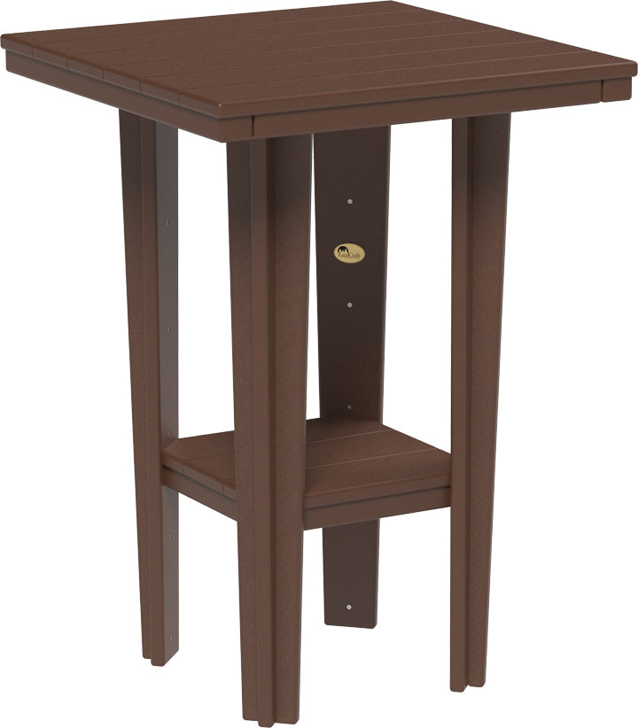 LuxCraft – 30″ Square Bistro Table – Compact Outdoor Dining Table