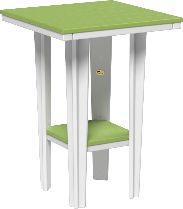 LuxCraft – 30″ Square Bistro Table – Compact Outdoor Dining Table