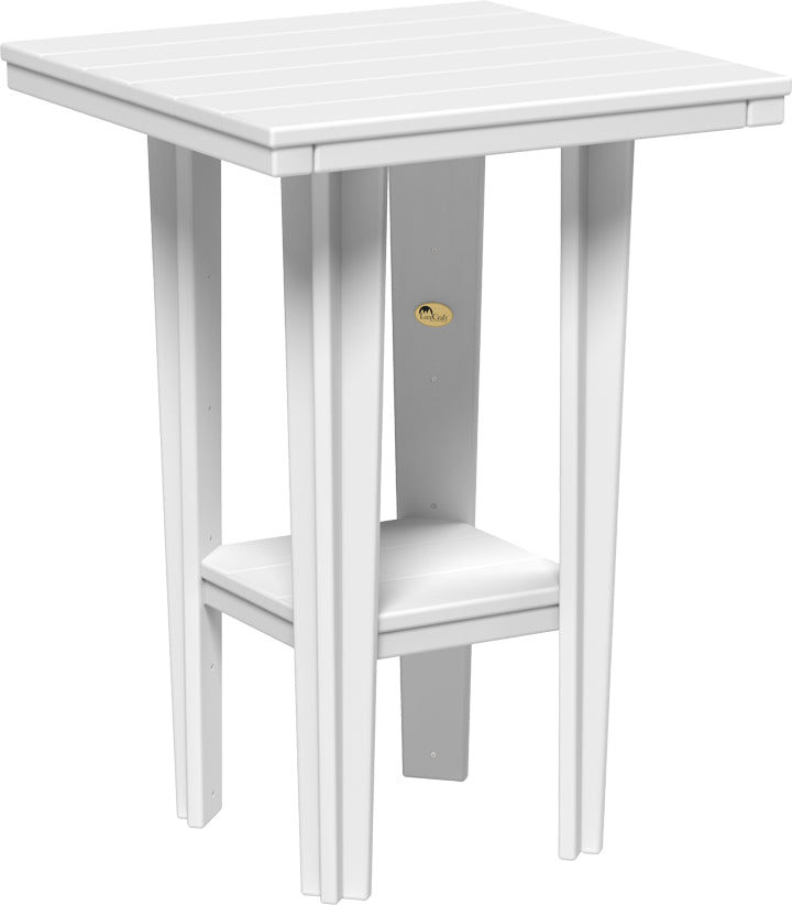 LuxCraft – 30″ Square Bistro Table – Compact Outdoor Dining Table