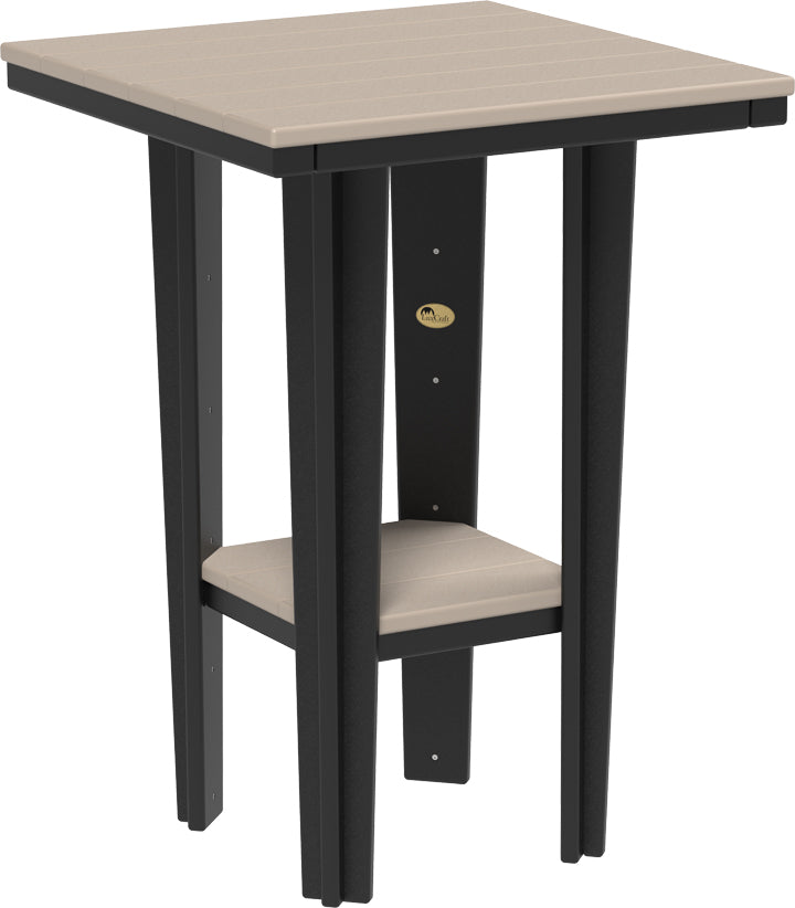 LuxCraft – 30″ Square Bistro Table – Compact Outdoor Dining Table