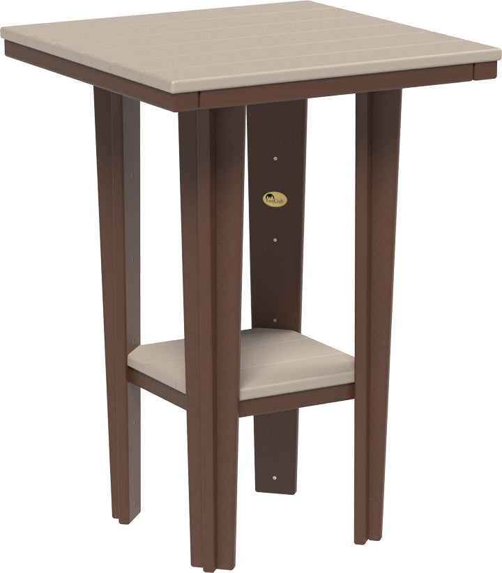 LuxCraft – 30″ Square Bistro Table – Compact Outdoor Dining Table