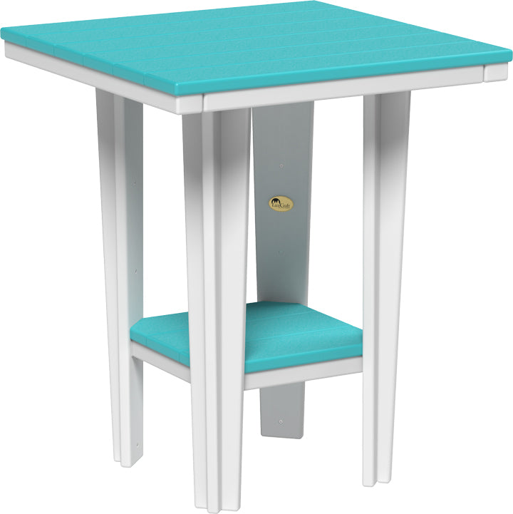 LuxCraft – 30″ Square Bistro Table – Compact Outdoor Dining Table