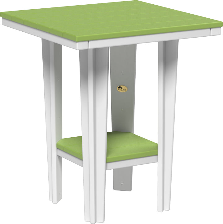 LuxCraft – 30″ Square Bistro Table – Compact Outdoor Dining Table