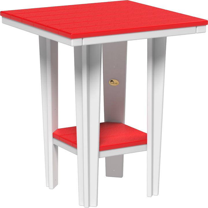 LuxCraft – 30″ Square Bistro Table – Compact Outdoor Dining Table