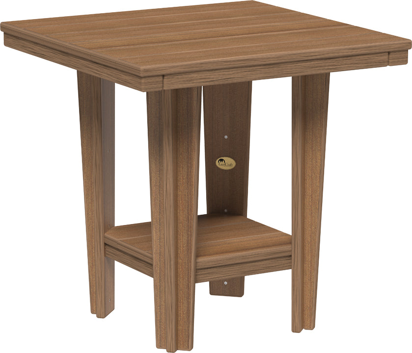 LuxCraft – 30″ Square Bistro Table – Compact Outdoor Dining Table