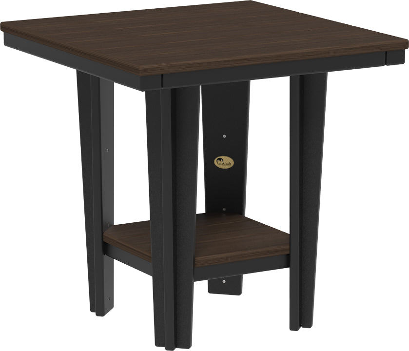 LuxCraft – 30″ Square Bistro Table – Compact Outdoor Dining Table