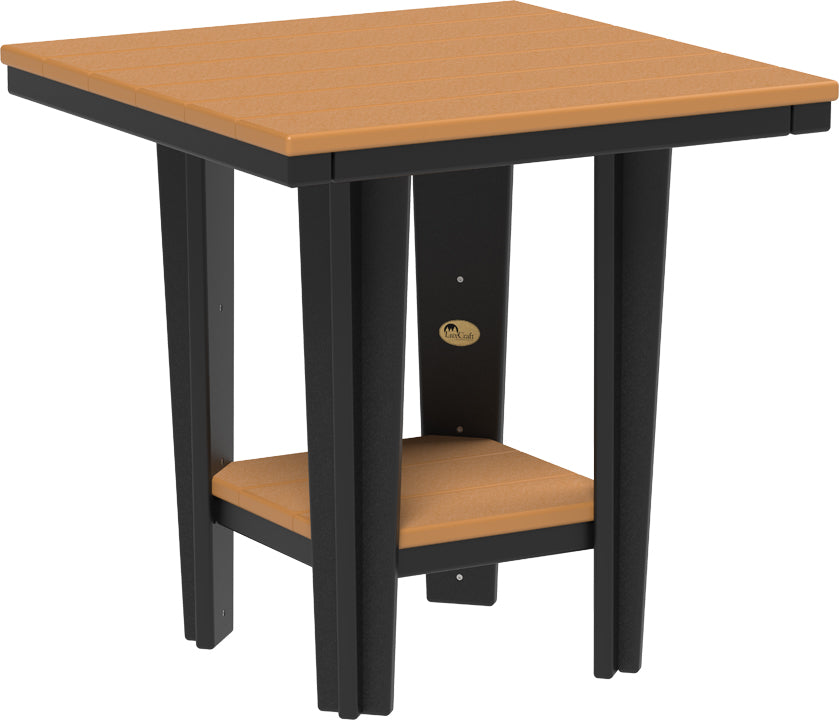 LuxCraft – 30″ Square Bistro Table – Compact Outdoor Dining Table