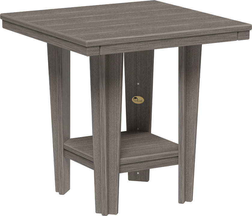 LuxCraft – 30″ Square Bistro Table – Compact Outdoor Dining Table