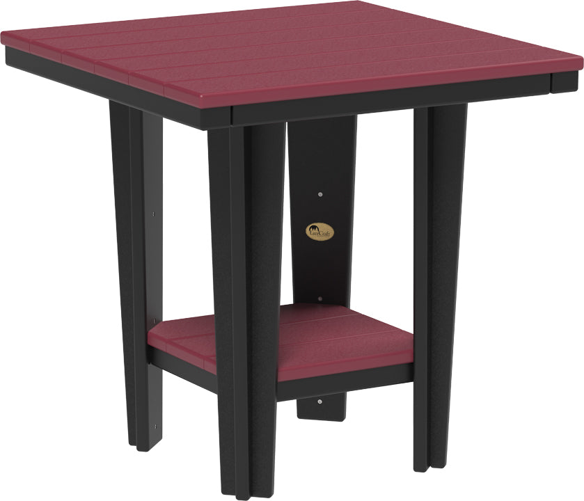 LuxCraft – 30″ Square Bistro Table – Compact Outdoor Dining Table