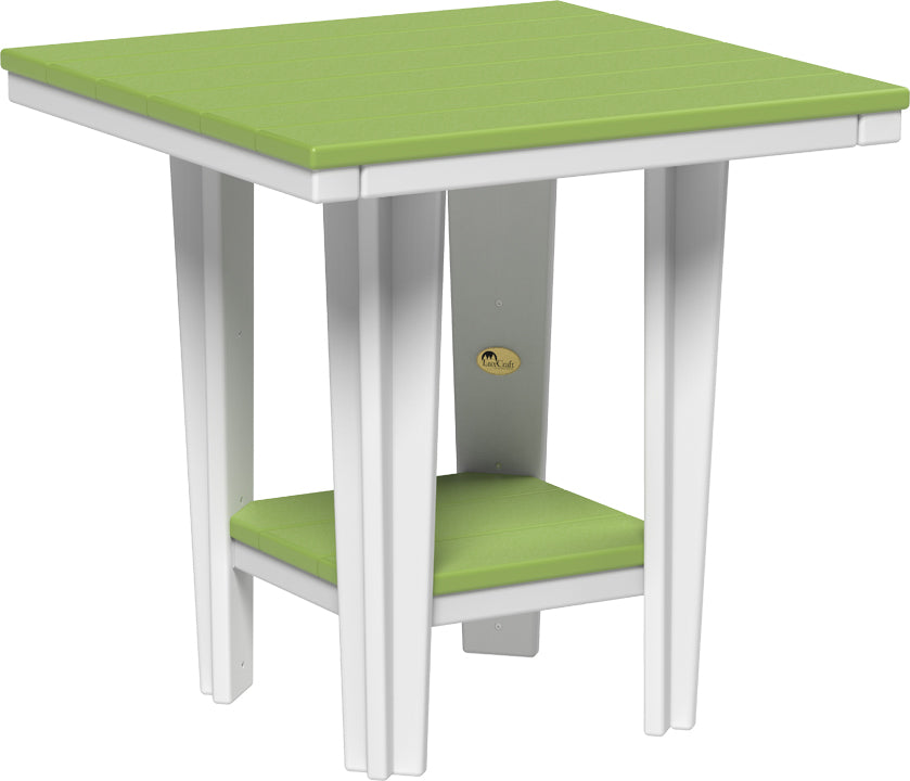 LuxCraft – 30″ Square Bistro Table – Compact Outdoor Dining Table