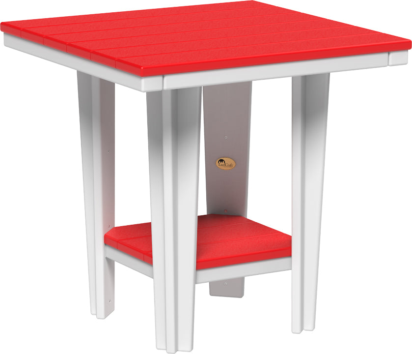 LuxCraft – 30″ Square Bistro Table – Compact Outdoor Dining Table