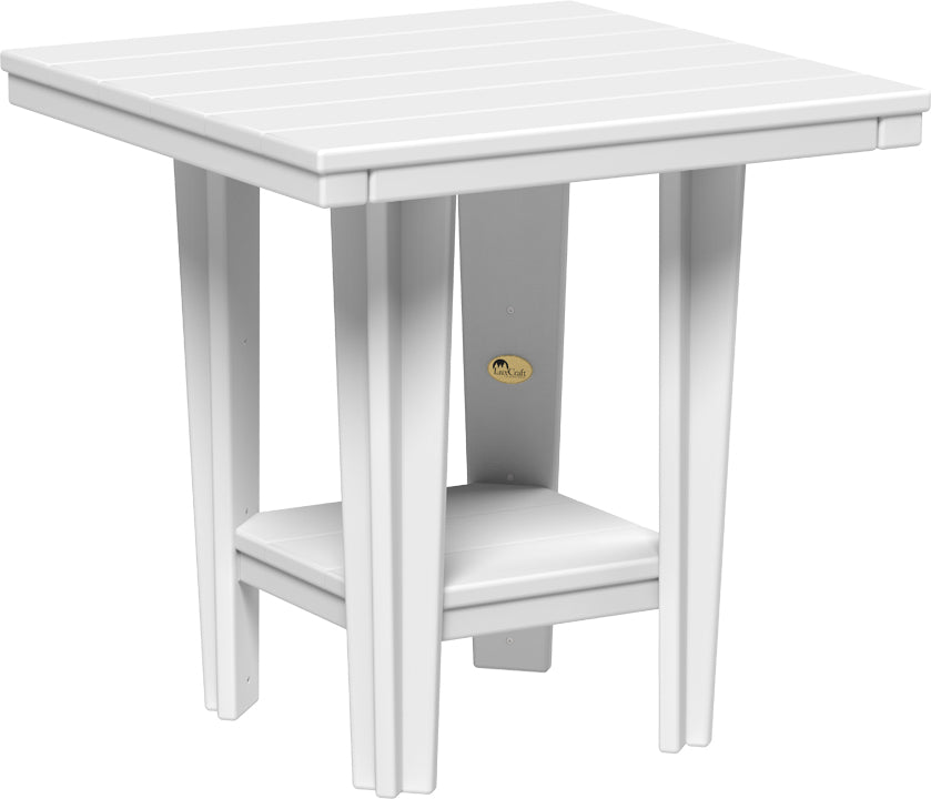 LuxCraft – 30″ Square Bistro Table – Compact Outdoor Dining Table