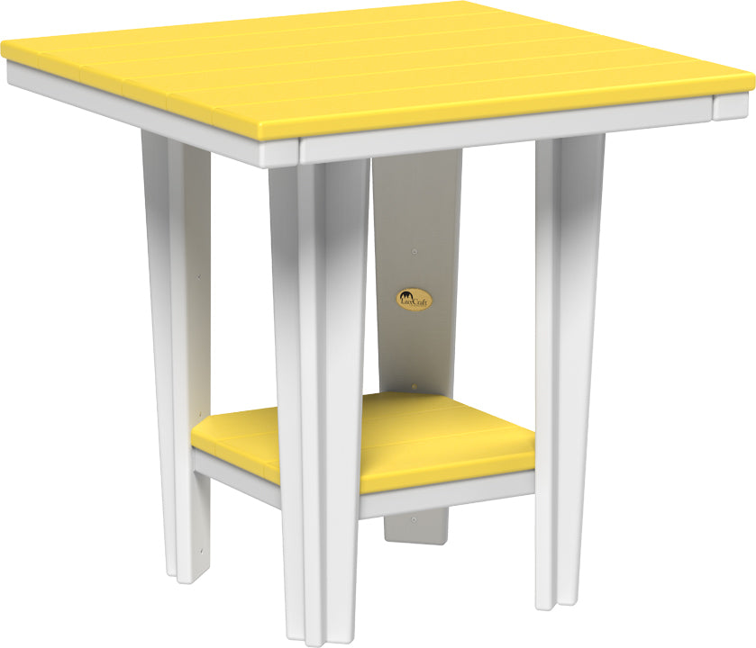 LuxCraft – 30″ Square Bistro Table – Compact Outdoor Dining Table