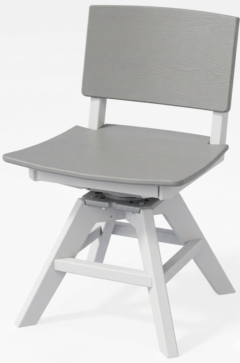 Seaside SYM 20″ Square - Outdoor Swivel Dining Chair