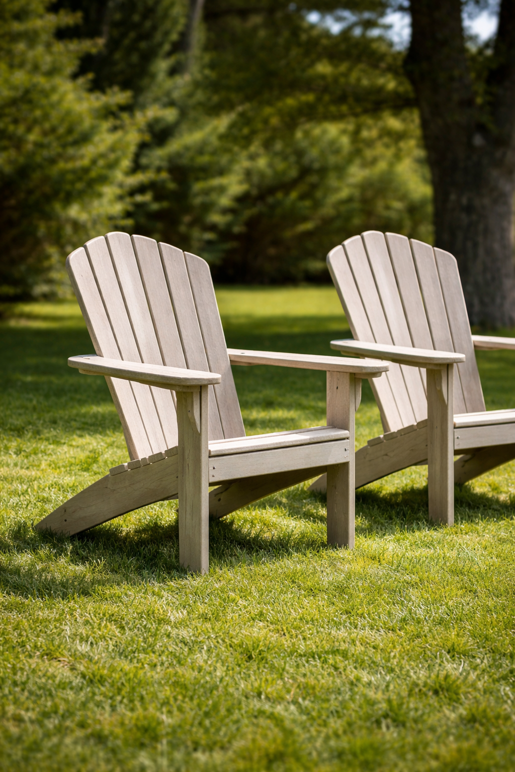 Seaside Coastline Harbor View Adirondack Rocker – Smooth Outdoor Rocking Chair