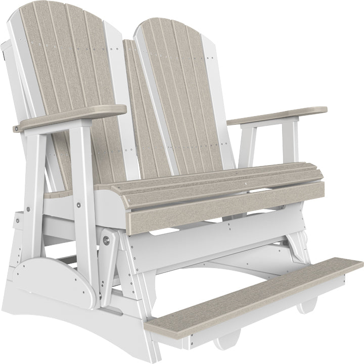 LuxCraft – 4′ Adirondack Balcony Glider – Elevated Outdoor Glider for Two