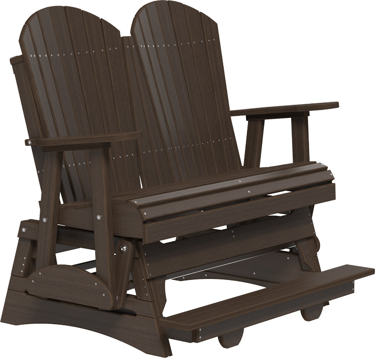 LuxCraft – 4′ Adirondack Balcony Glider – Elevated Outdoor Glider for Two