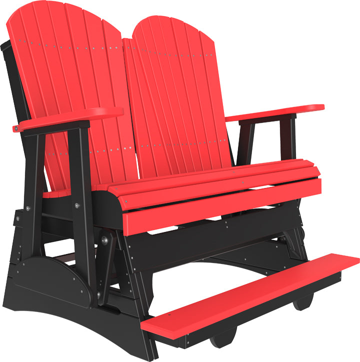 LuxCraft – 4′ Adirondack Balcony Glider – Elevated Outdoor Glider for Two