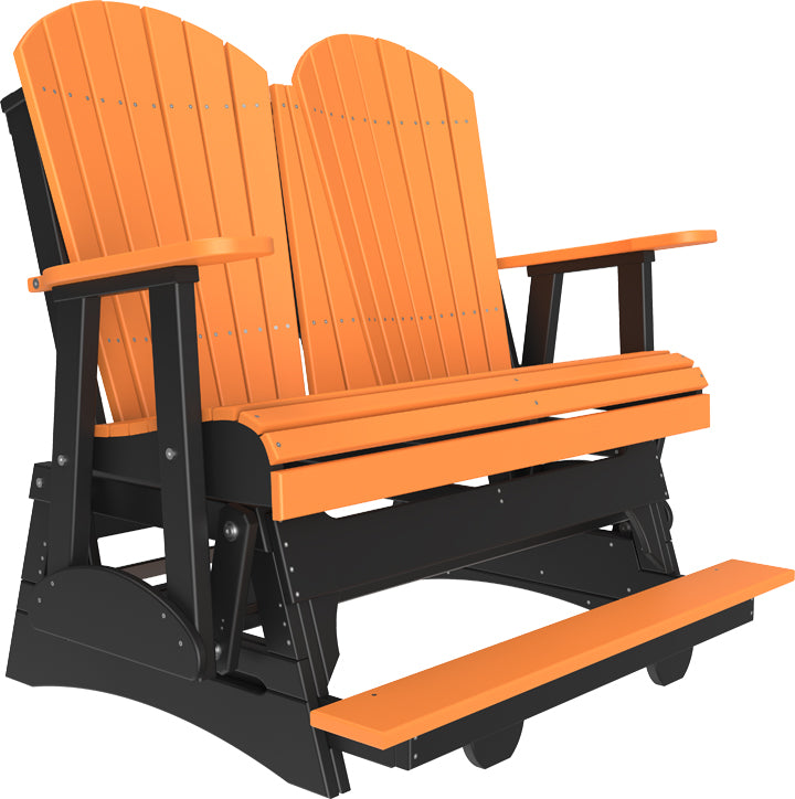 LuxCraft – 4′ Adirondack Balcony Glider – Elevated Outdoor Glider for Two