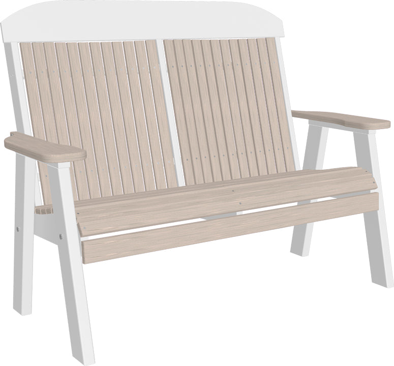 LuxCraft – 4′ Classic Bench – Timeless Outdoor Garden Bench for Patio & Porch