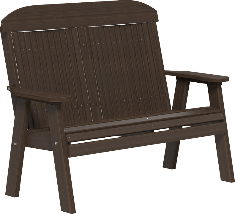 LuxCraft – 4′ Classic Bench – Timeless Outdoor Garden Bench for Patio & Porch