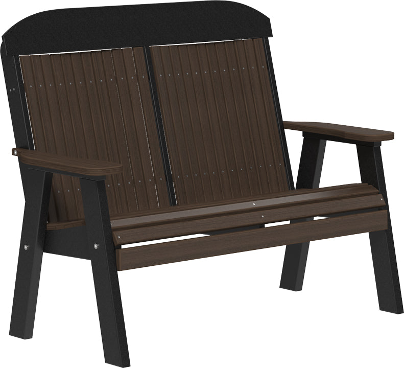 LuxCraft – 4′ Classic Bench – Timeless Outdoor Garden Bench for Patio & Porch