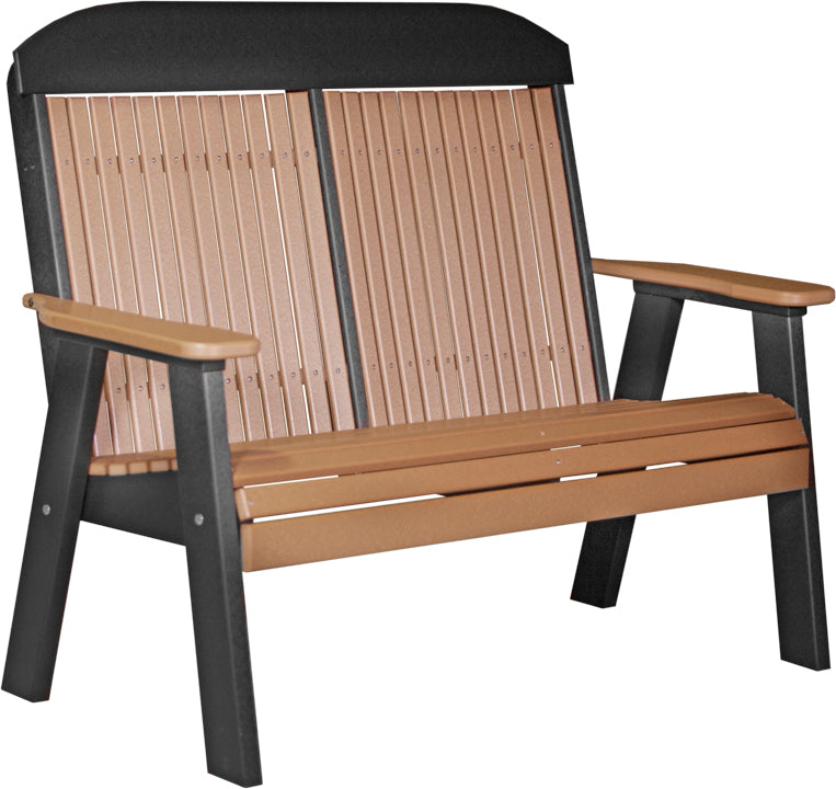 LuxCraft – 4′ Classic Bench – Timeless Outdoor Garden Bench for Patio & Porch