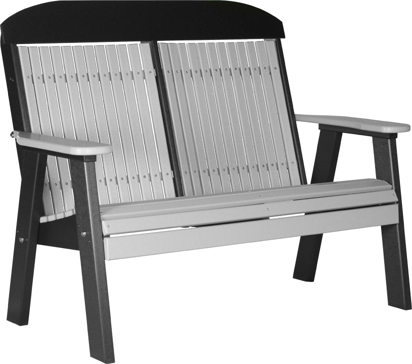 LuxCraft – 4′ Classic Bench – Timeless Outdoor Garden Bench for Patio & Porch