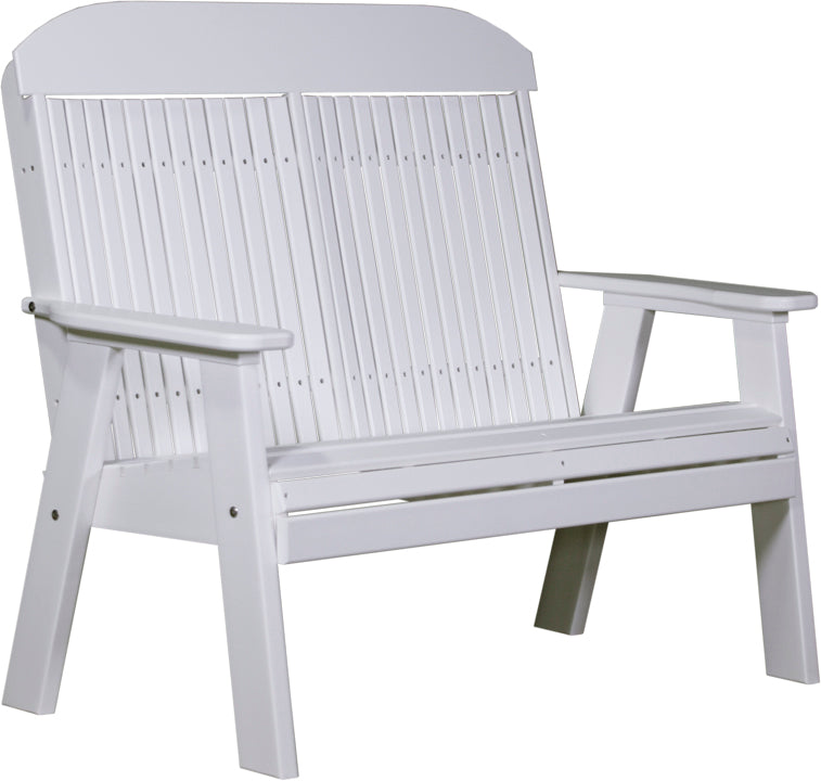 LuxCraft – 4′ Classic Bench – Timeless Outdoor Garden Bench for Patio & Porch