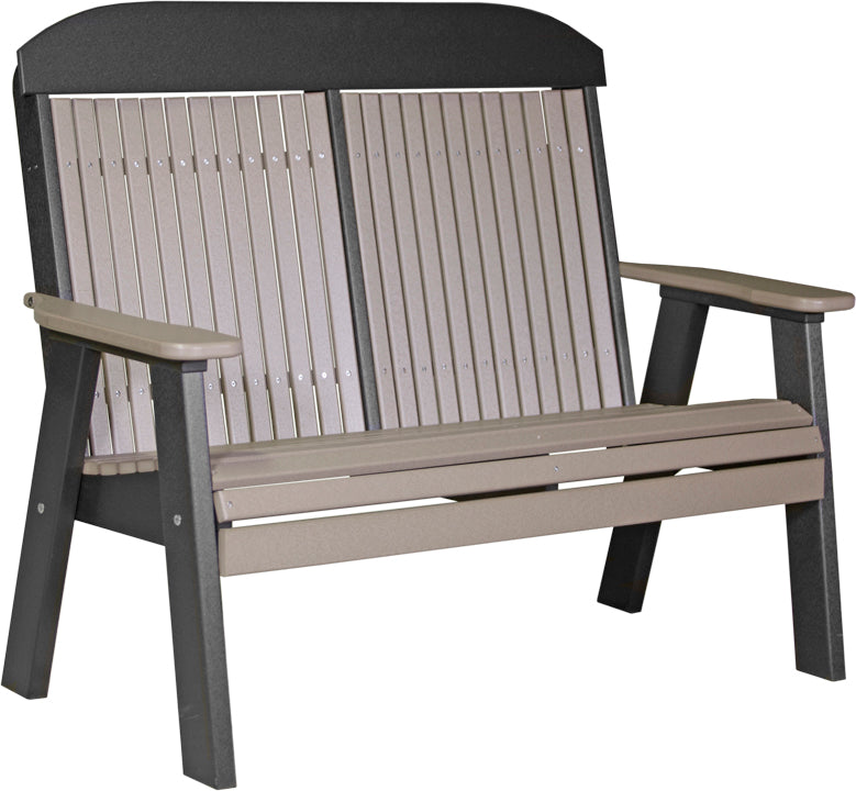 LuxCraft – 4′ Classic Bench – Timeless Outdoor Garden Bench for Patio & Porch