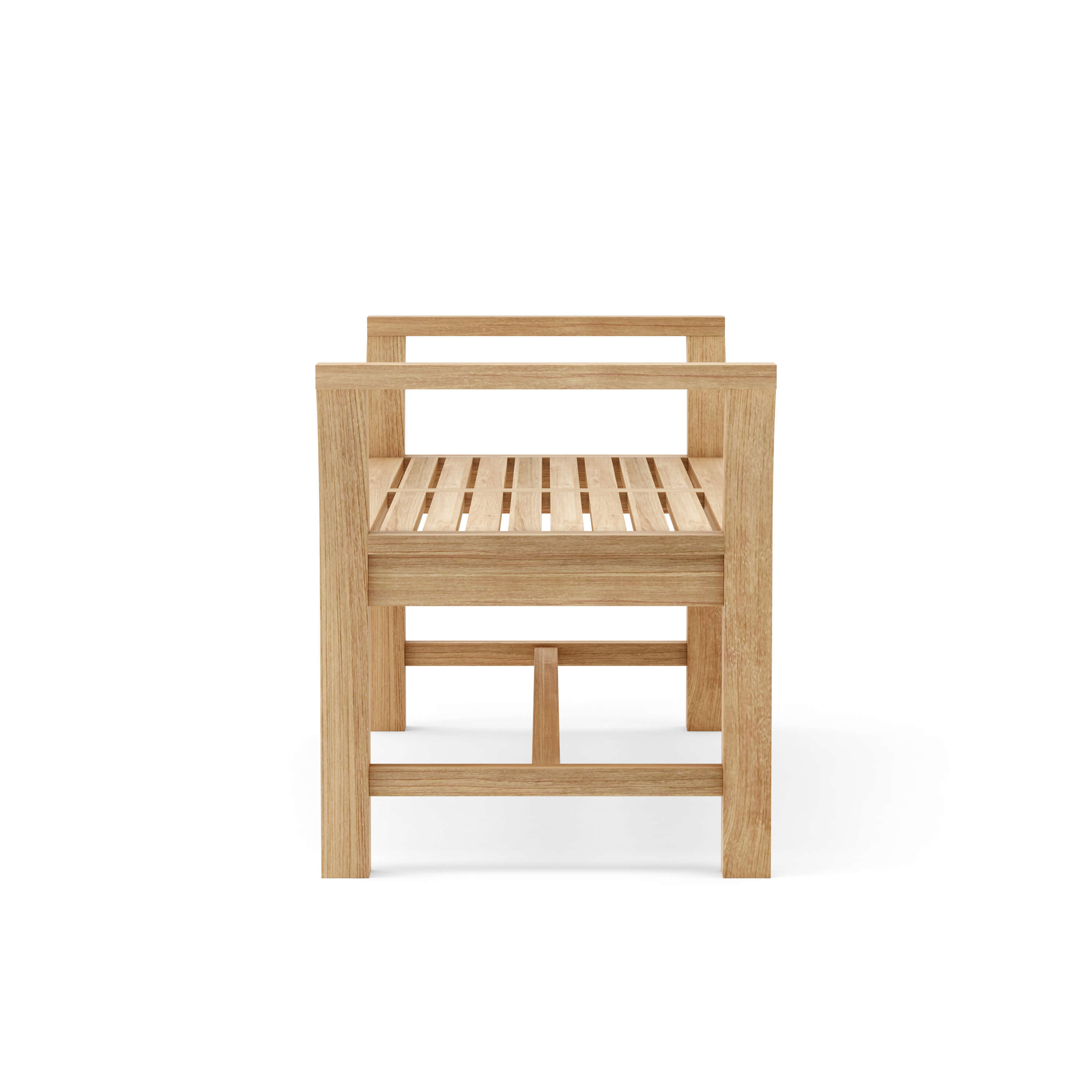 Anderson Teak Sakura 57" Solid Teak Backless Outdoor Bench