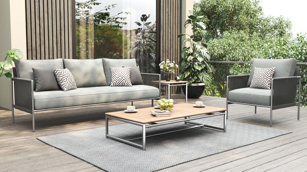 Snix Square Corner Table - Ambiance Image~~