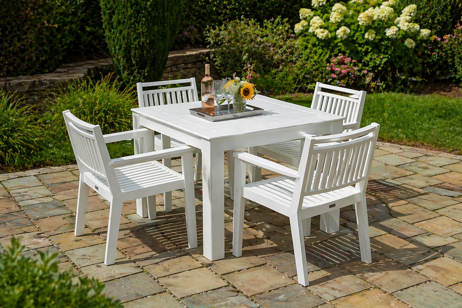 Seaside Casual SUR Dining Table 42″ x 42″ – All-Weather Outdoor Patio Table