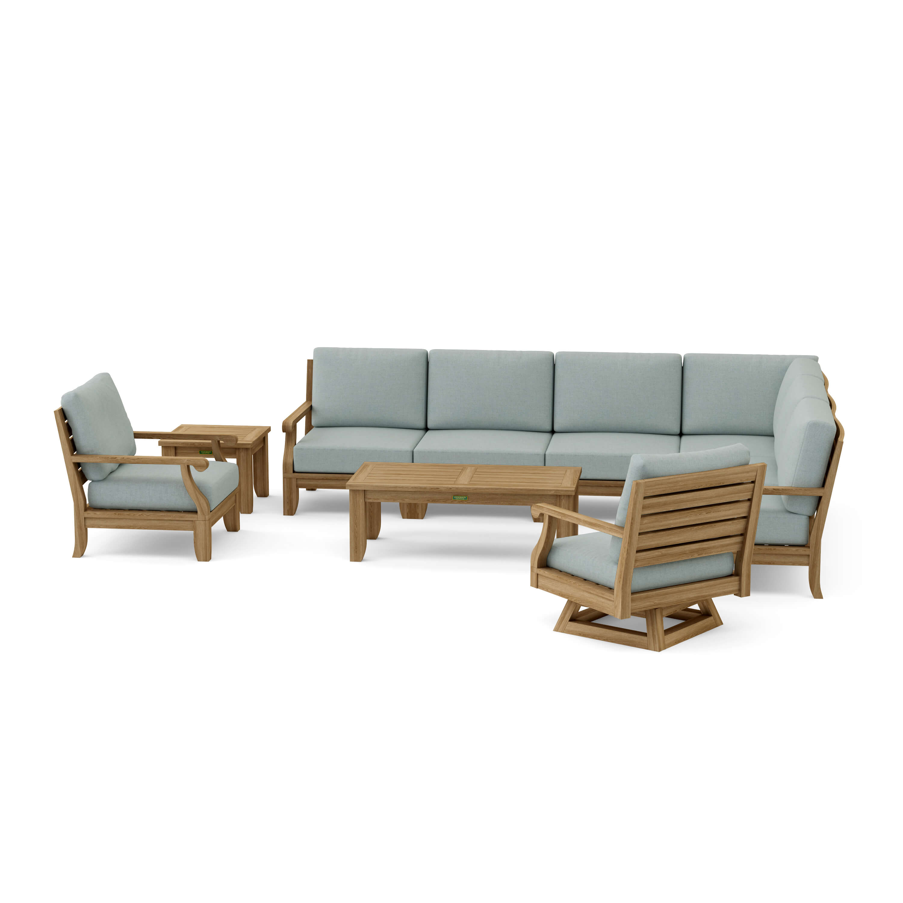 Anderson Teak RIVIERA MODULAR DEEP SEATING SET-98