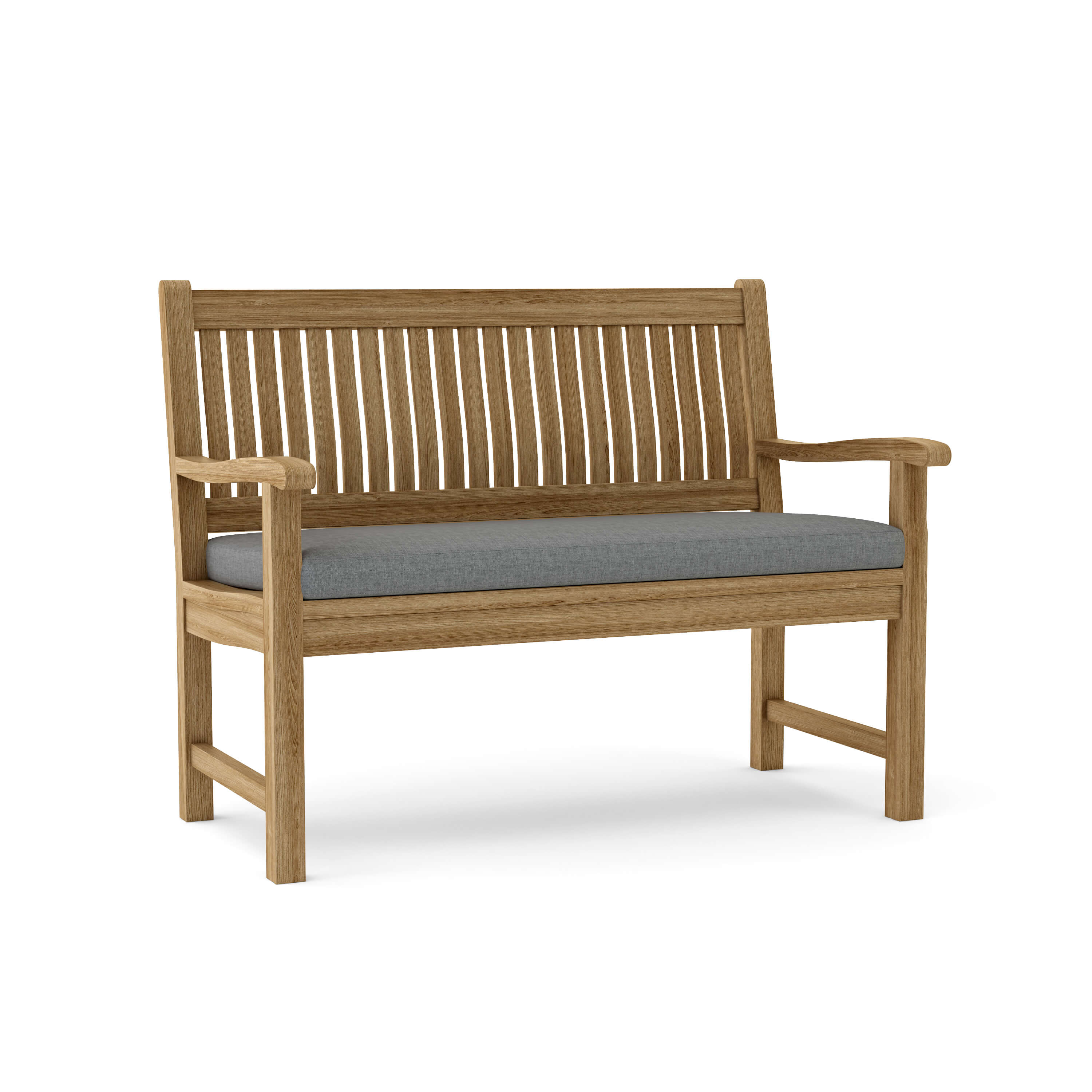 Anderson Teak Del-Amo 2-Seater Bench – Solid Teak Outdoor Garden Bench
