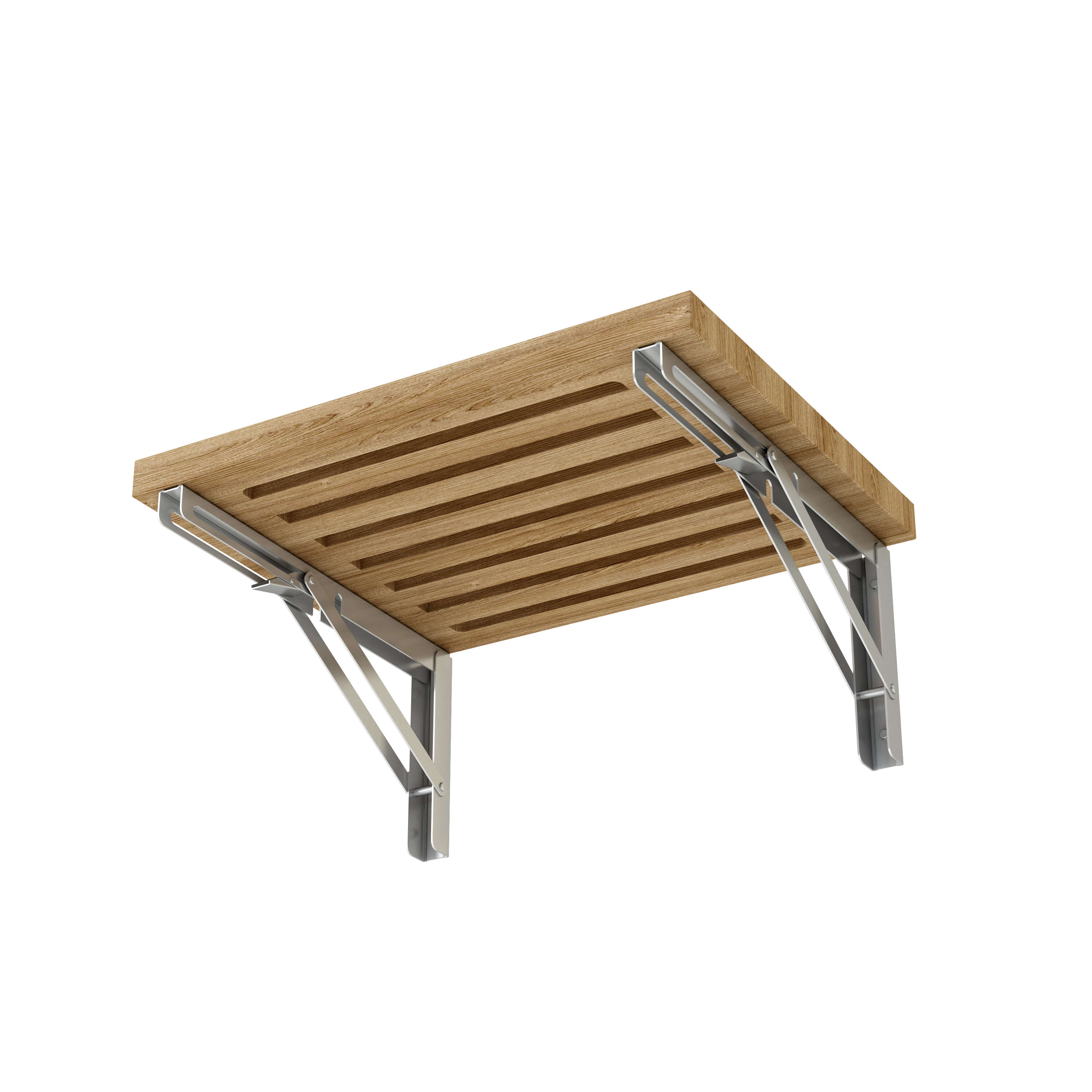 Anderson Teak Wall Mount Folding Chair – Teak Space-Saving Shower Seat