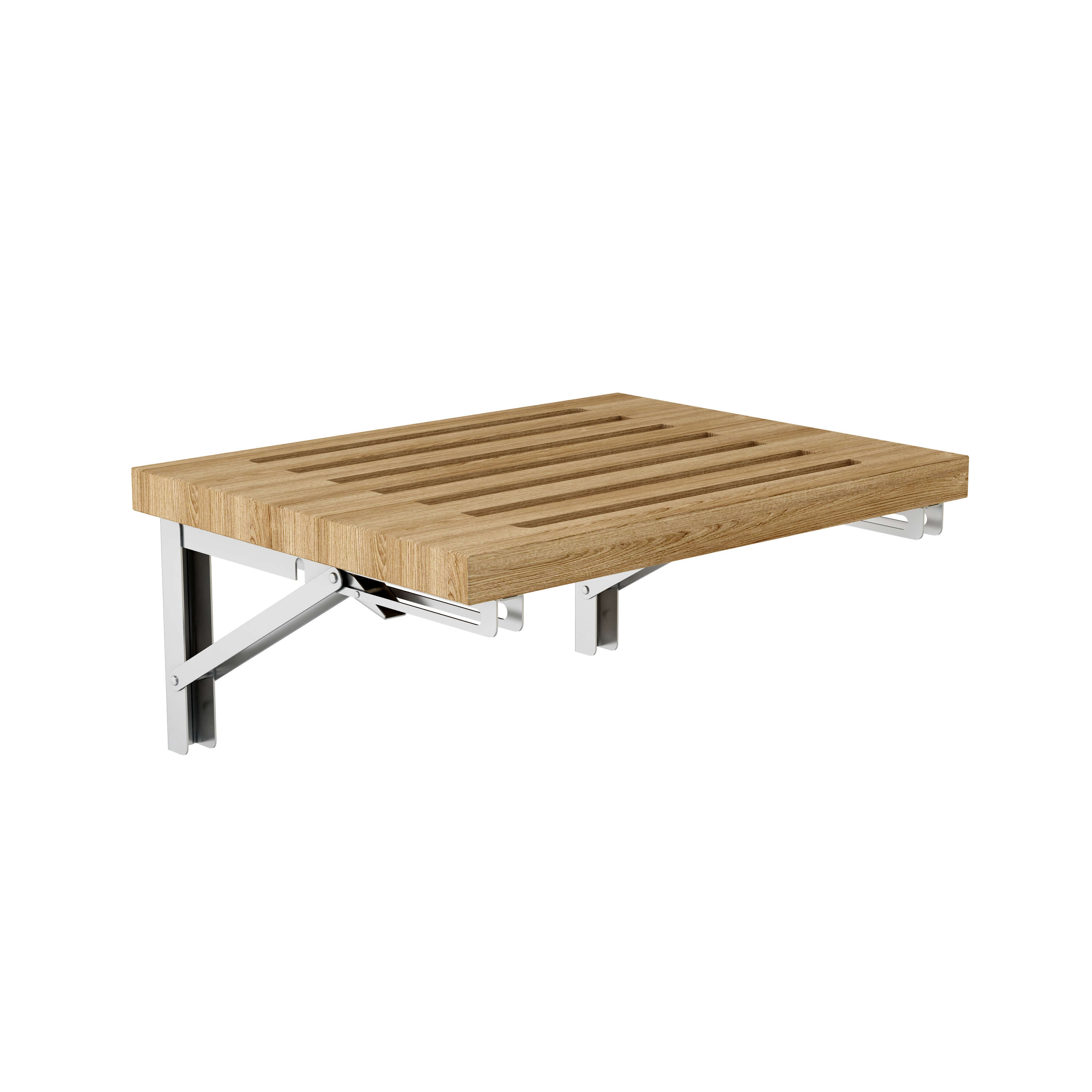 Anderson Teak Wall Mount Folding Chair – Teak Space-Saving Shower Seat