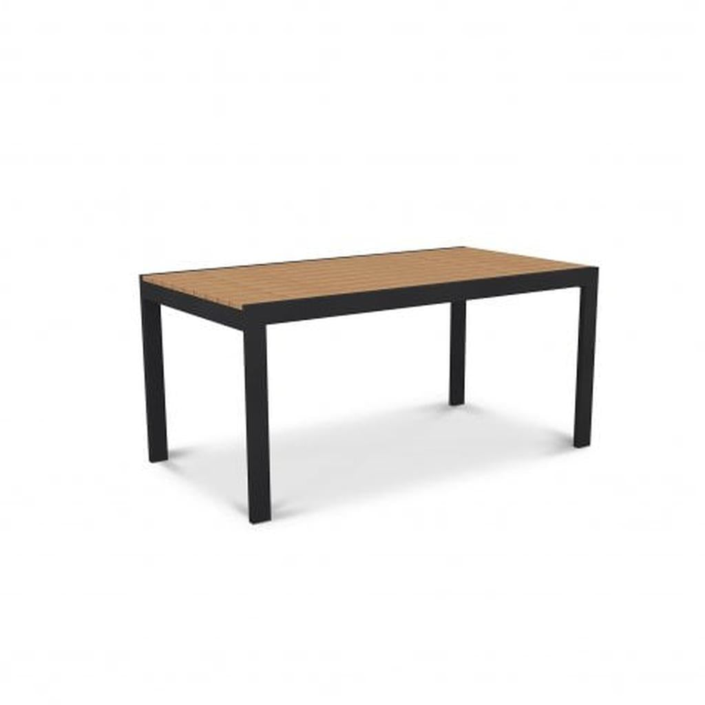 Enzo Dining Table 160 Teak Top~~