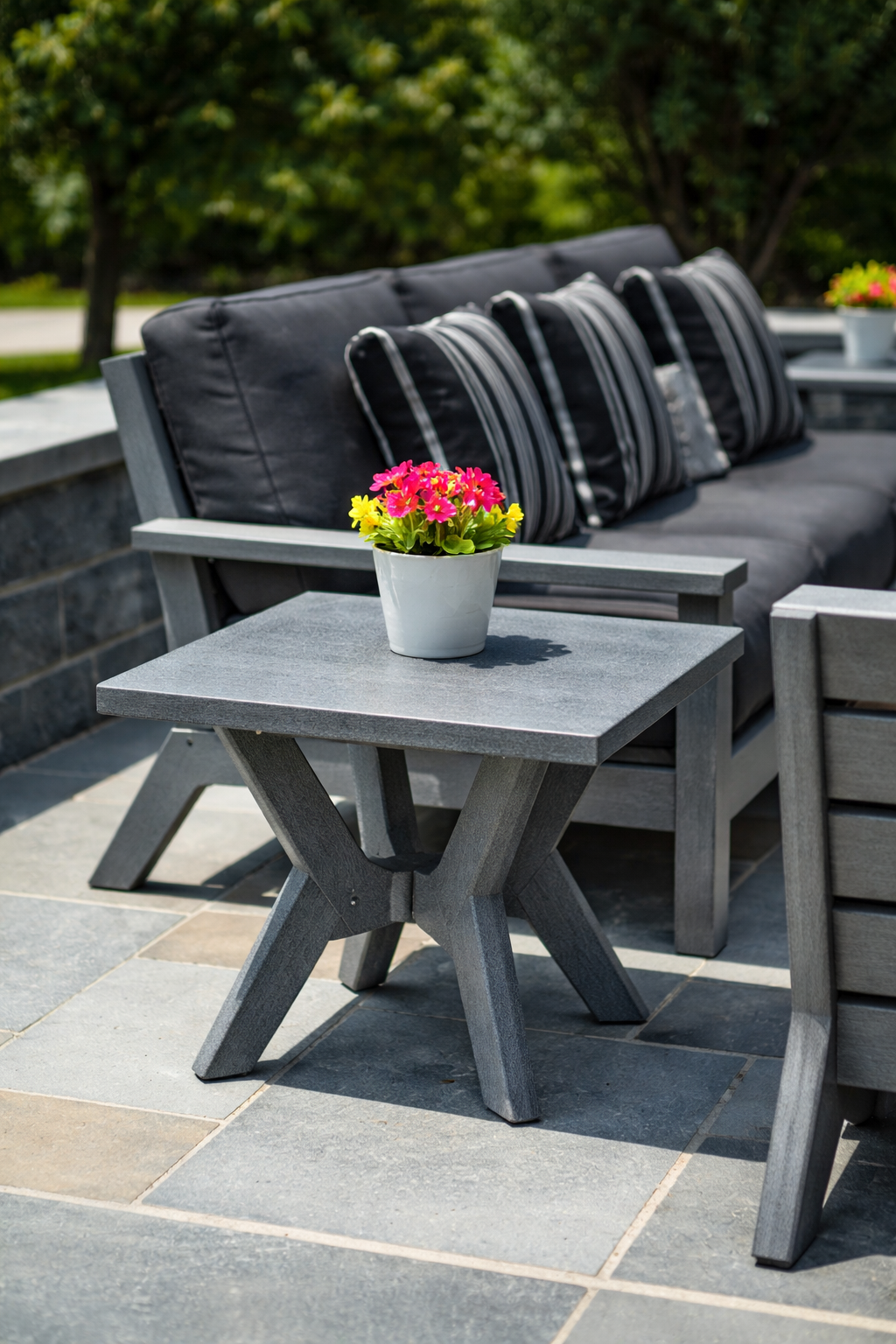 Seaside DEX Corner Table – Outdoor Patio Corner Side Table