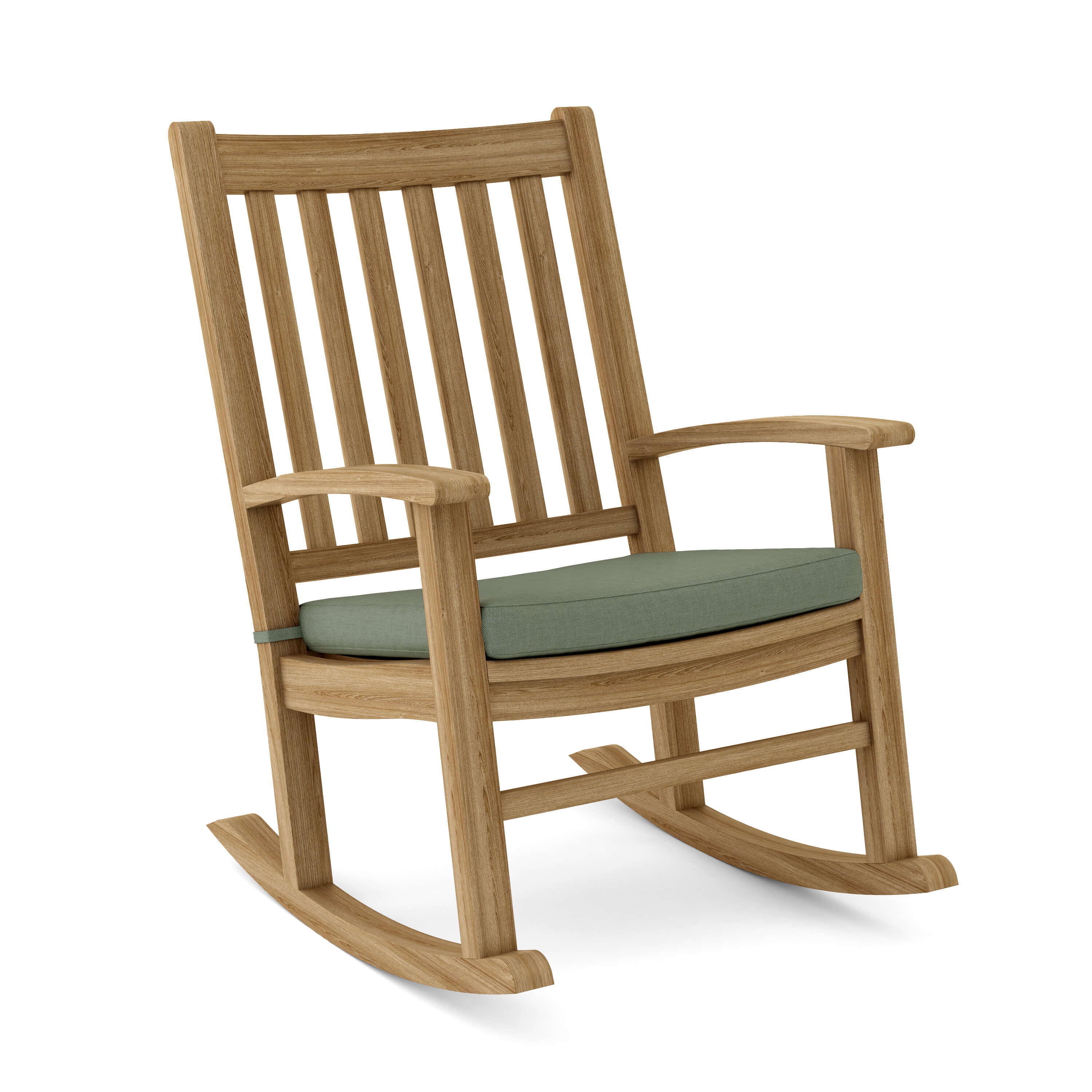 Anderson Teak Palm Beach Rocking Armchair – Classic Teak Outdoor Rocker
